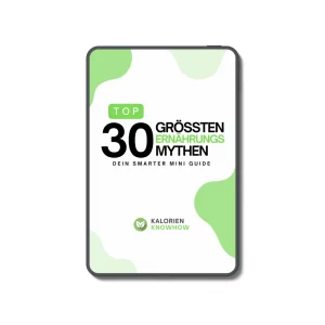 Top 30 größten Ernährungs Mythen