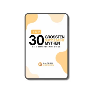 Top 30 größten Supplement Mythen